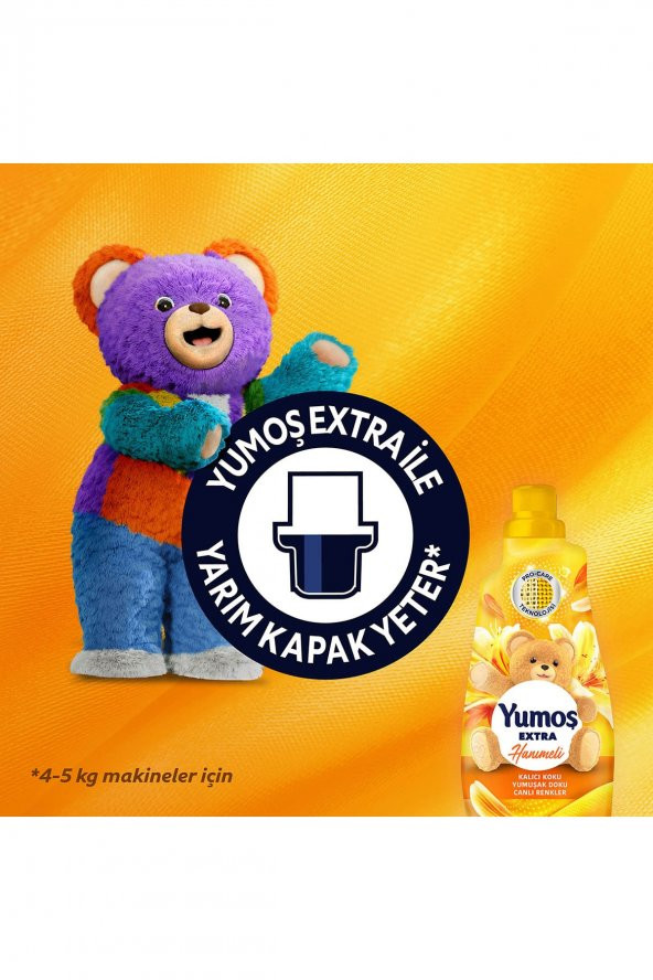 Yumoş Extra Konsantre Çamaşır Yumuşatıcısı Hanımeli 1440 ml 60 Yıkama 4 Adet - 6