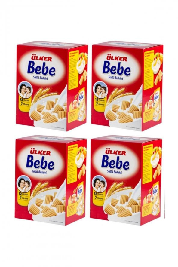 ÜLKER BEBE BİSKÜVİ 800GR*4 Adet - 1