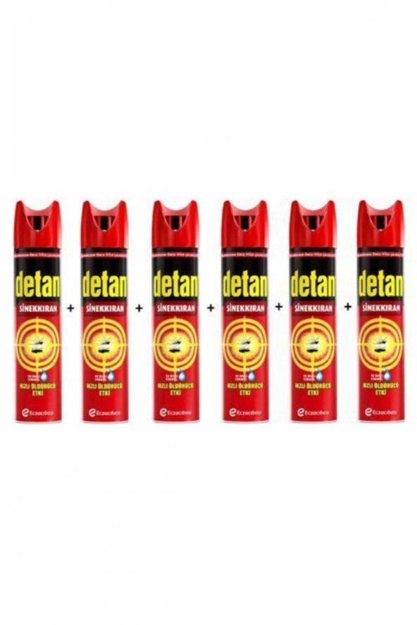 Detan Sinekkıran Su Bazlı 12 x 275 ml - 1