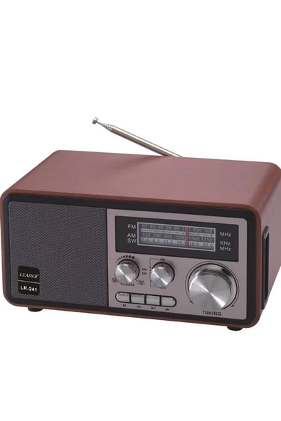 Lr-241 Radio,bt,usb,tf Retro Müzik Kutusu