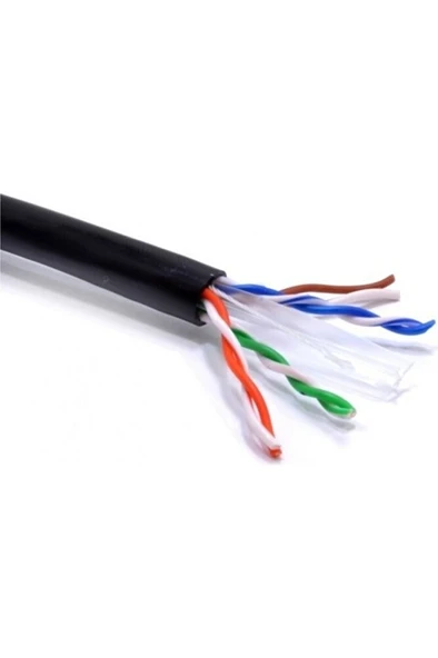 Cat6 Kablo 23AWG 305MT Siyah - Resim 2