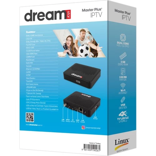 Dreamstar Master Plus+ Uydu Alıcı - 4