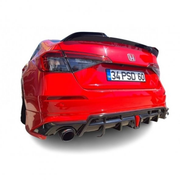 Honda Civic Fe (2021 - 2023) Yofer Style Arka Ek Ve Led (Plastik) - 2
