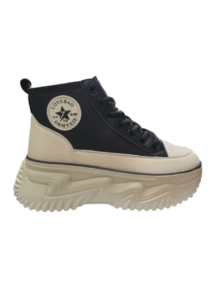 Gamelu 23Kz Gınza Kadın Kalın Taban Sneakers Bot - 2