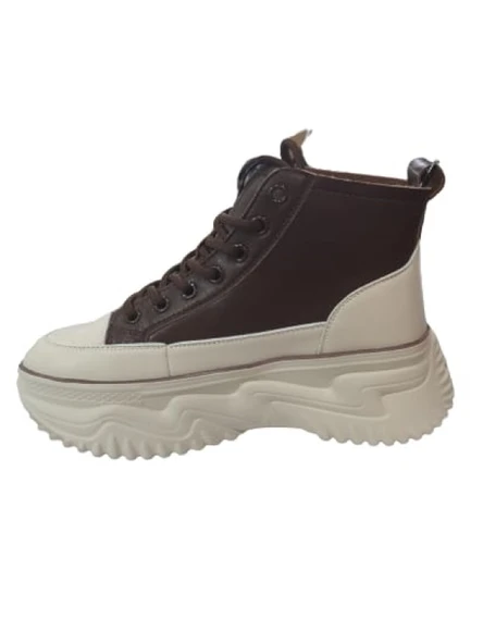 Gamelu 23Kz Gınza Kadın Kalın Taban Sneakers Bot - Resim 7