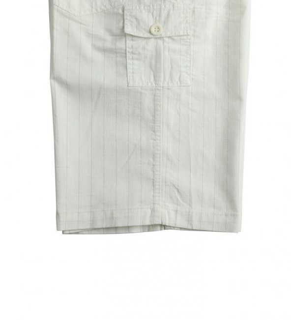 Erkek Büyük Beden Battal Boy 100 Pamuk Dokuma Kapri Beyaz - 4