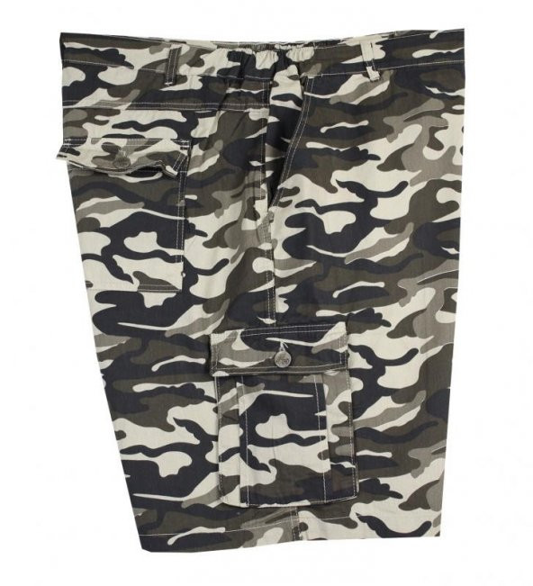 Erkek Büyük Beden Kısa Kamuflaj Şort 10XL-11XL - 2