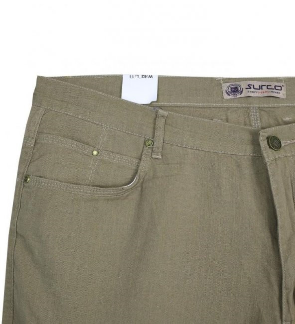 Büyük Beden 100 Pamuk Dokuma Erkek Kısa Şort - 2