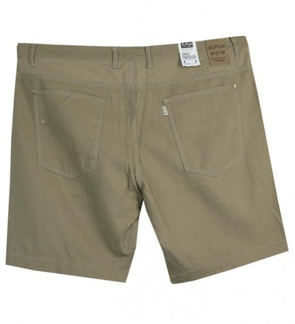 Büyük Beden 100 Pamuk Dokuma Erkek Kısa Şort - 3