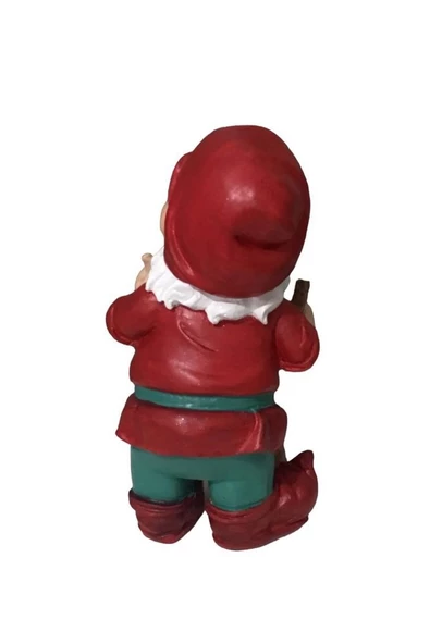 Süpürgeli Cüce Heykeli 39x22cm - 4