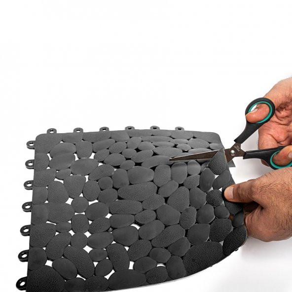 6Lİ SİLİKON YER KAROSU-SİYAH - 4