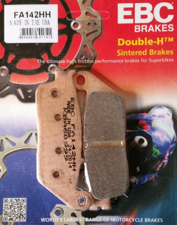 Ebc Fa142Hh 1994-2007 Honda VT 600 Shadow Uyumlu Ön Fren Balatası Sinterli Balata