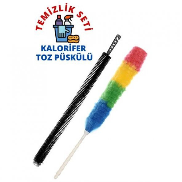 TransForMacion 12+2 ADET Kalorifer Temizleme Fırçası Temizlik Püskül Seti