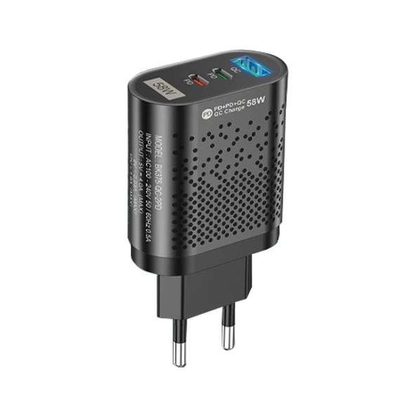 USLİON PD 58W USB + Type-c Hızlı Şarj Başlığı - 4