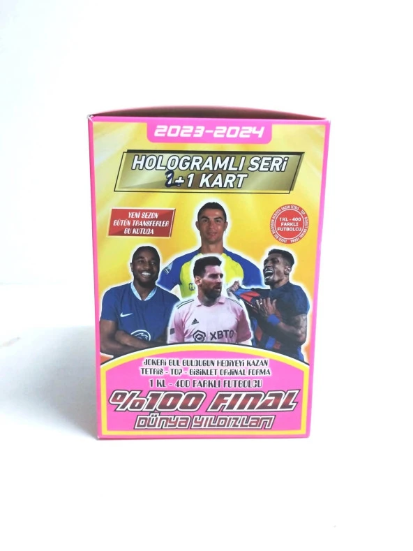 hayal sepeti 100 %Final 2023-24 hologramlı yeni Transferler Futbol Kartları 3x200 toplam 600 adet - 3