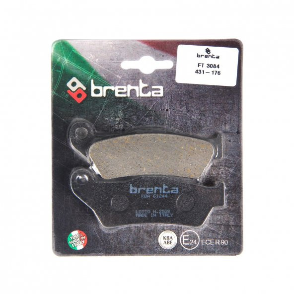 Brenta 431-176 2005-2013 BMW R 1200 GS Adventure Uyumlu Arka Fren Balatası Organik Balata