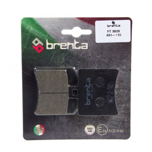 Brenta 431-113 2003-2005 Aprilia Atlantic 200 Uyumlu Arka Fren Balatası ürün görseli 1