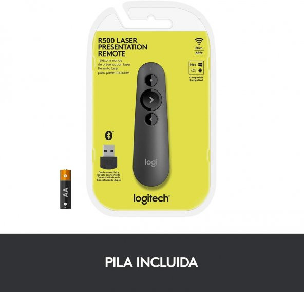 Logitech R500s Kablosuz Lazer Sunum Kumandası - 7