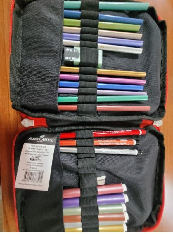 FABER CASTELL UZAY TEK GÖZ KALEM KUTULU OKUL SETİ - 2