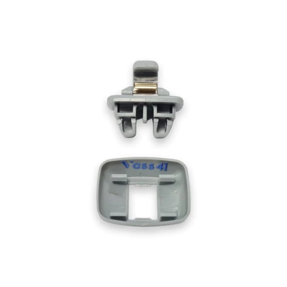 Audi TT 1999-2006 Güneşlik Tutucu Klipsi Kancası İnci Gri 4B0857562 - Resim 3