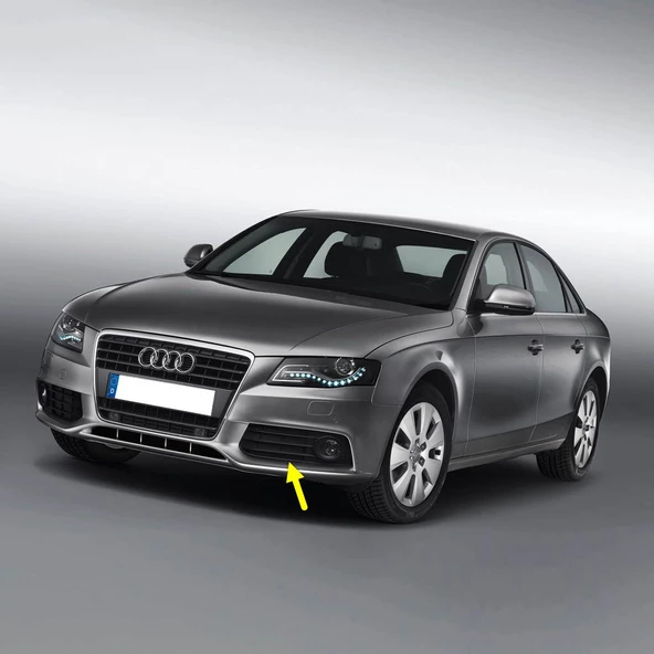 Audi A4 2009-2012 Ön Tampon Sol Sis Çerçevesi Siyah 8K0807681A