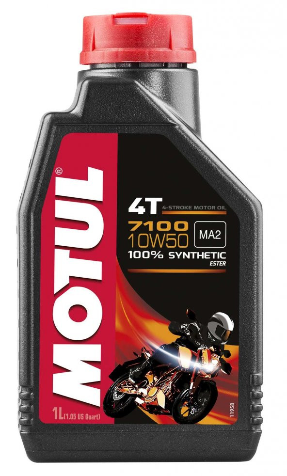 Motul 7100 10W50 4T 1 Litre Motosiklet Yağı