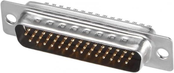 44 pin d-sub erkek konnektör+ kapak