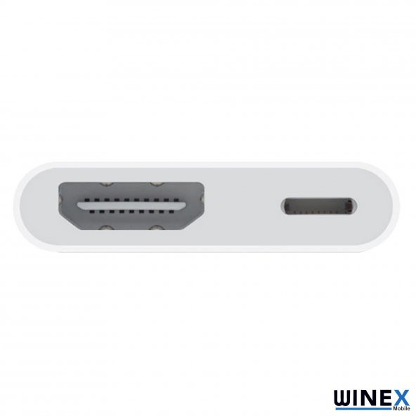 Global Lightning to 4K Digital AV+Lightning Şarj Adapter Dönüştürücü WNE0054 - 2