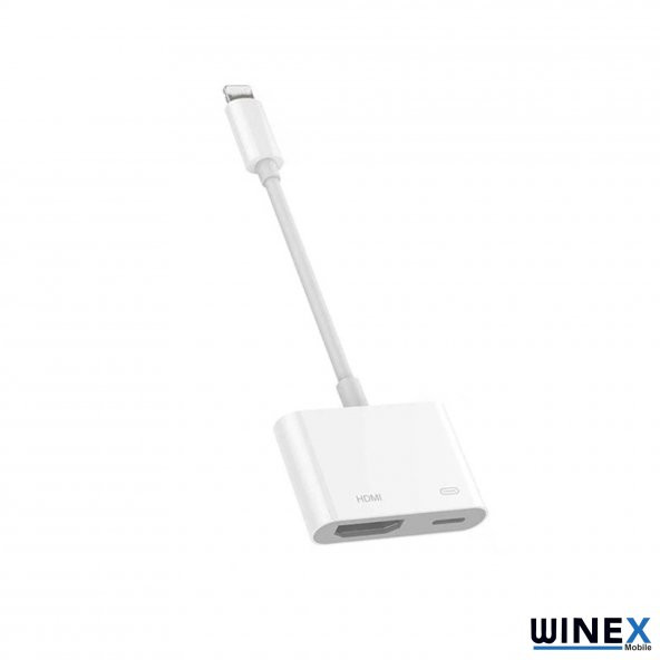 Global Lightning to 4K Digital AV+Lightning Şarj Adapter Dönüştürücü WNE0054 - 3