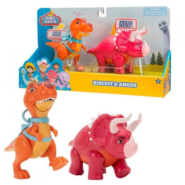 Giochi Preziosi Dino Ranch Delüks Figür Biscuit & Angus DNA02000 DNR0007