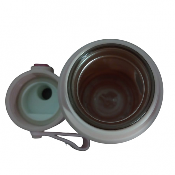 Cam Su Matarası Kapaklı kolay yıkanır. 500ML. - 7