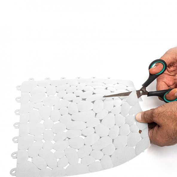 6Lİ SİLİKON YER KAROSU-BEYAZ - 4