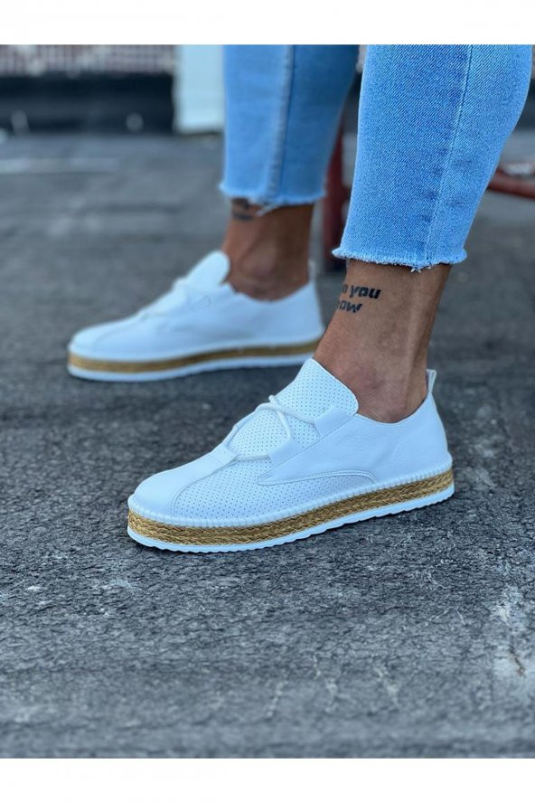 Wagoon WG015 Beyaz Erkek Casual Ayakkabı - 3