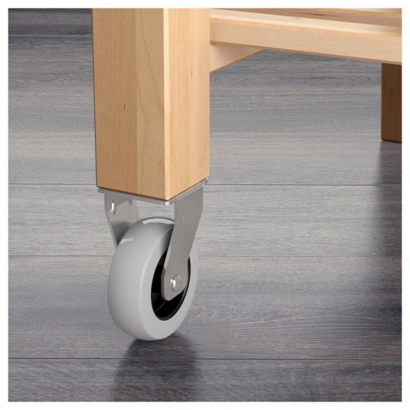 IKEA Bekvam Tekerlekli Servis Arabası - Sehpası - Huş / Ahşap - 58 x 50 x 85 cm - 6