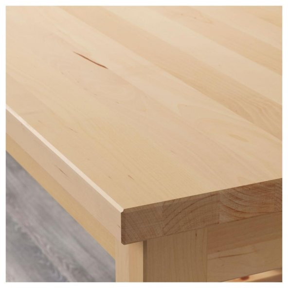 IKEA Bekvam Tekerlekli Servis Arabası - Sehpası - Huş / Ahşap - 58 x 50 x 85 cm - 7