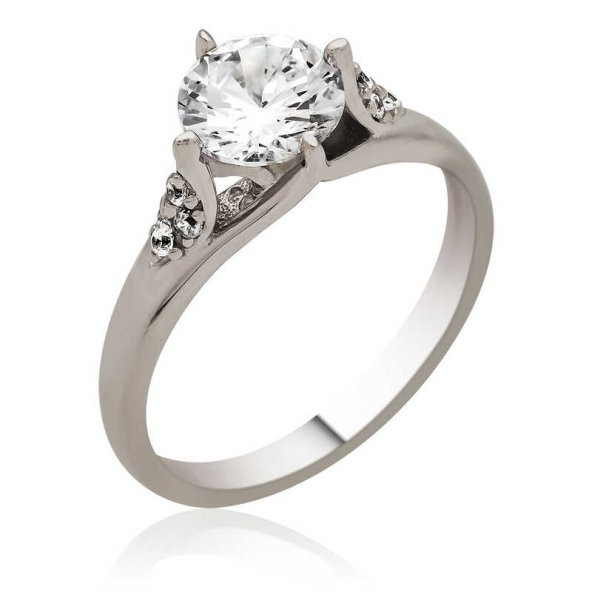 Gümüş Tek Taş Bayan Yüzük  SL3386 ürün görseli