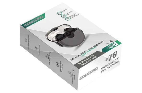 Concord AP7 Oyun Çipli Tere Suya Dayanıklı 5.2V Bluetooth Kulaklık - 3