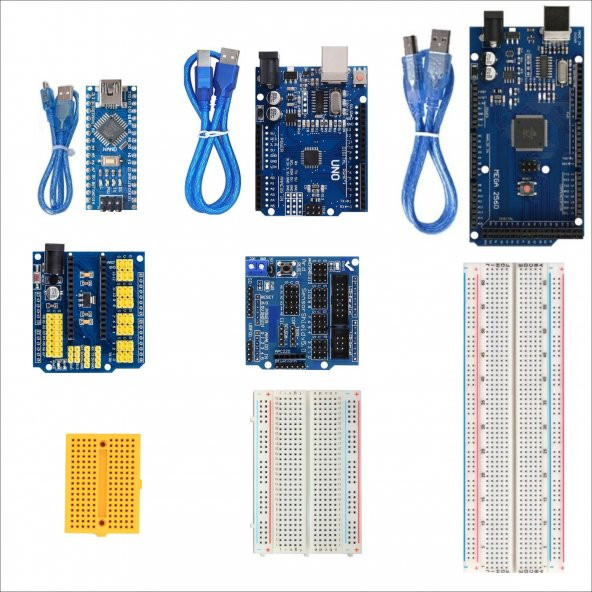 ARDUİNO MEGA PREMİUM PRO PLUS SENSÖR EĞİTİM SETİ - 5