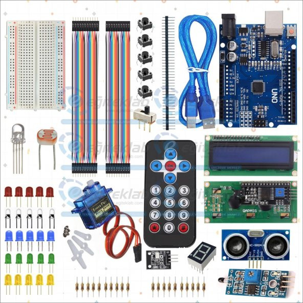 MESLEKİ LİSESİ ROBOTİK KODLAMA DERSİ ARDUİNO UYGULAMA EĞİTİM SETİ