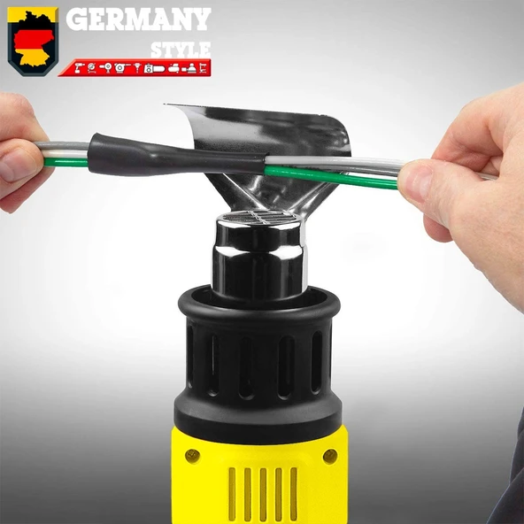 Germany Style GRM9001 Sıcak Hava Tabancası Dijital Isı Göstergeli 2000 Watt Hem Sıcak Hem Soğuk - 6