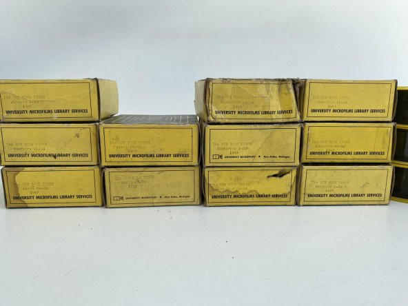 University Microfilms The New York Times Baskı Film 17 Adet (1945-1947) - 9