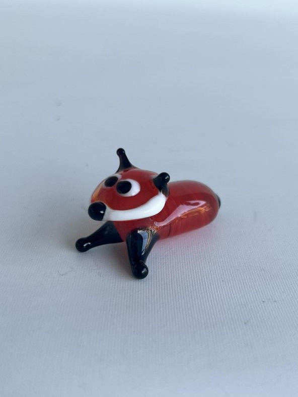 El Yapımı Murano Cam Tilki Biblo A36-04 - Resim 2