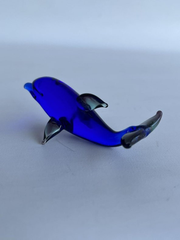 El Yapımı Murano Cam Yunus Biblo A39 - Resim 3