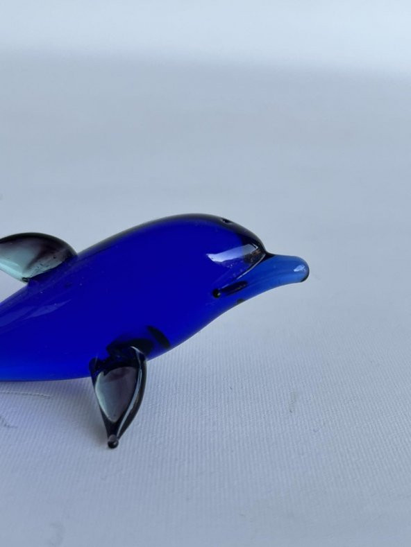 El Yapımı Murano Cam Yunus Biblo A39 - Resim 4