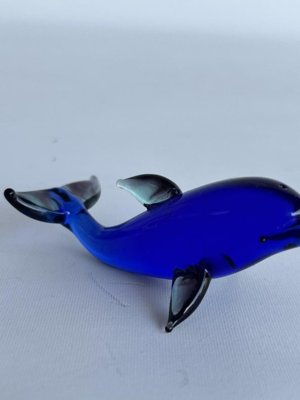 El Yapımı Murano Cam Yunus Biblo A39 - Resim 5