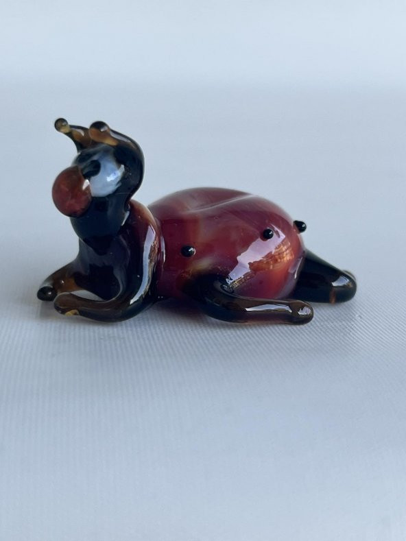 El Yapımı Murano Cam Örümcek Biblo A42-02 - Resim 2