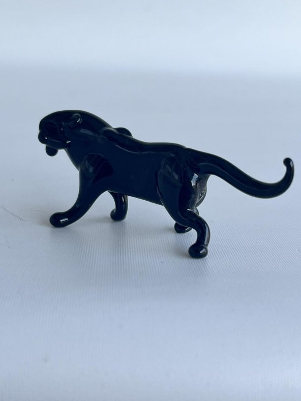 El Yapımı Murano Cam Kaplan Biblo A43-01 - Resim 2