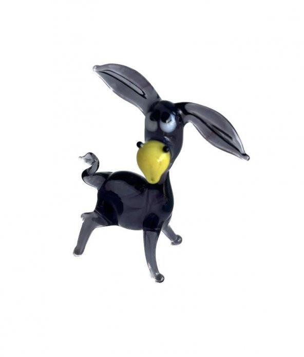 El Yapımı Murano Cam Eşek Biblo A44 ürün görseli 1