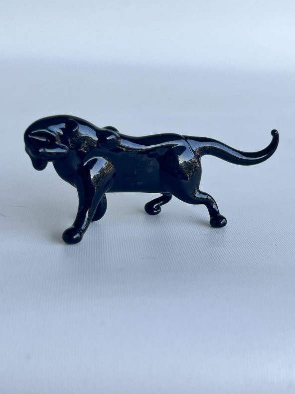 El Yapımı Murano Cam Kaplan Biblo A43-01 - Resim 3