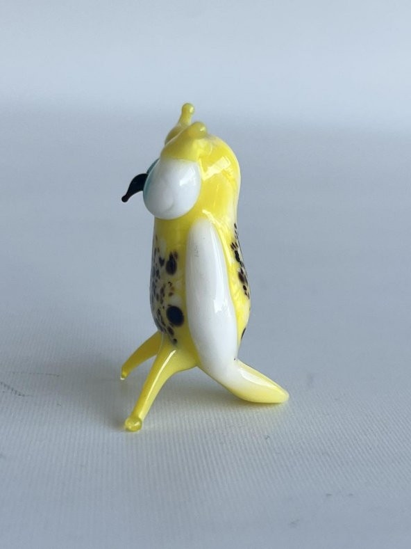 El Yapımı Murano Cam Baykuş Biblo A43-02 - Resim 3